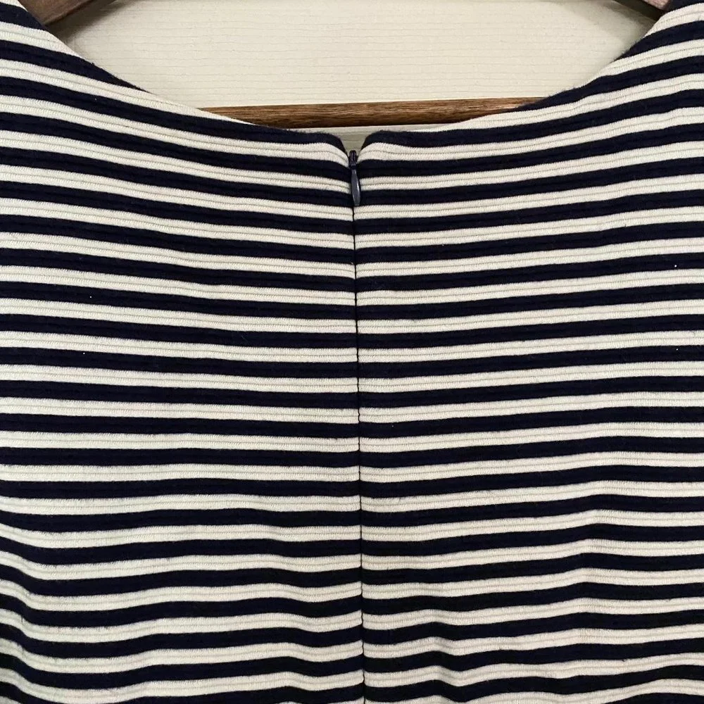 Boden navy and White Striped Dress - Picture 7 of 10